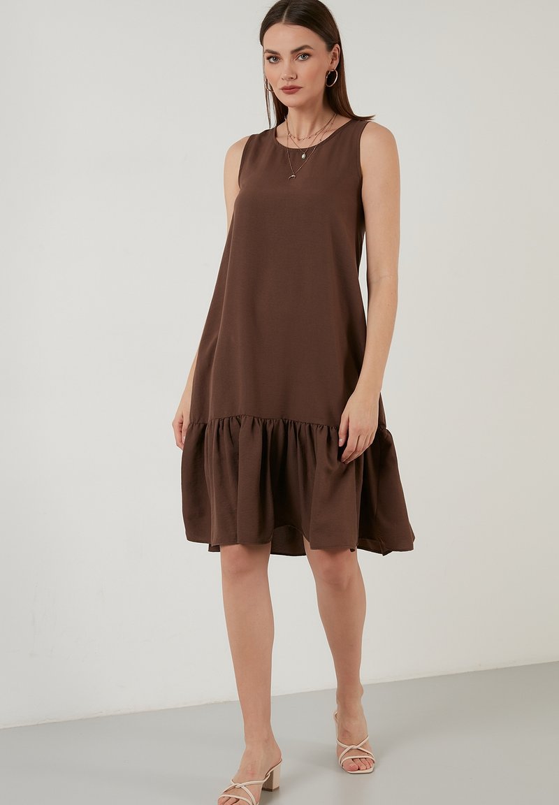 LELA REGULAR FIT  - Freizeitkleid - brown