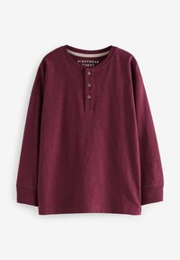 Next LONG SLEEVE CHECK 2 PACK  - REGULAR FIT SET - Pyjama - navy blue burgundy red