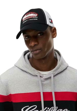Tommy Hilfiger, TH X CF1 SCRIPT TRUCKER CAP AU0AU02092 UNISEX - Cappellino - black white