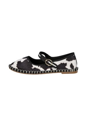 MERCEDITAS ANIMAL PRINT - Bailarinas con hebilla - black