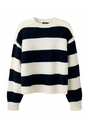 STREIFEN - Strikkegenser - antique white