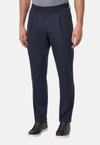 Boggi Milano - STRETCH PINCES - Chinos - navy blue Thumbnail Image 1