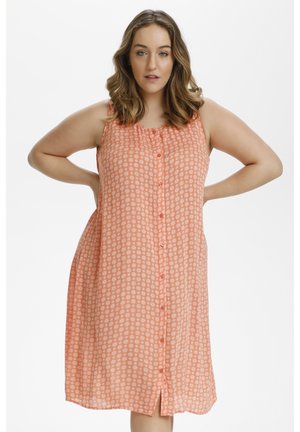 Sukienka letnia - coral / chalk small graphic