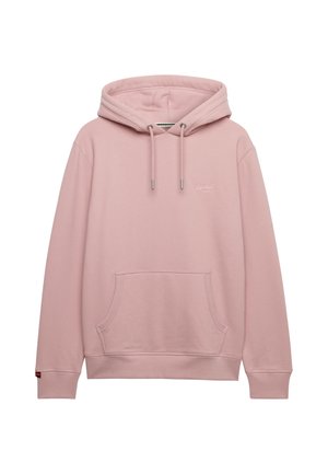 Superdry & Co, ESSENTIAL LOGO - Jersey con capucha - light blush pink