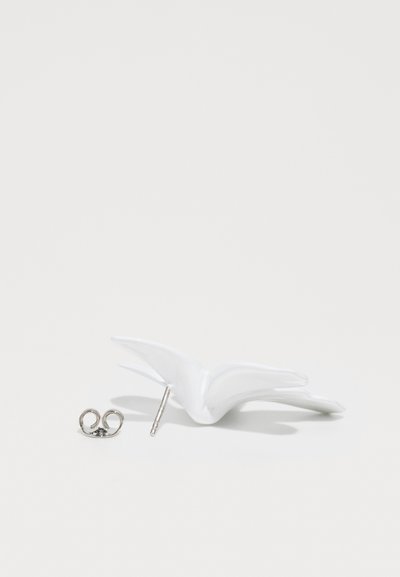 HUGO KREIT FLORAL EARRINGS - Earrings - white