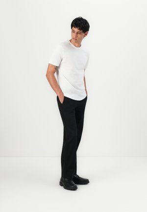 3 PACK BASIC CURVED HEM - T-shirt - bas - bright white