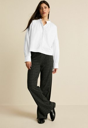 LONG SLEEVE REGULAR FIT - Paitapusero - white