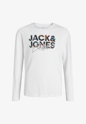 LANGARM - LOGO - T-shirt à manches longues - white