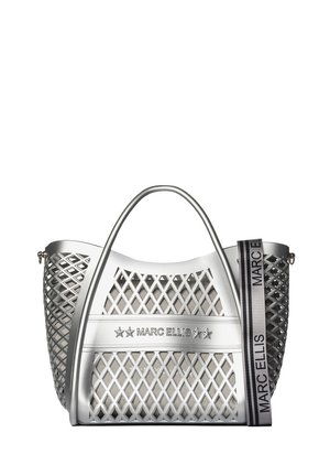 Handbag - silver and matt silver