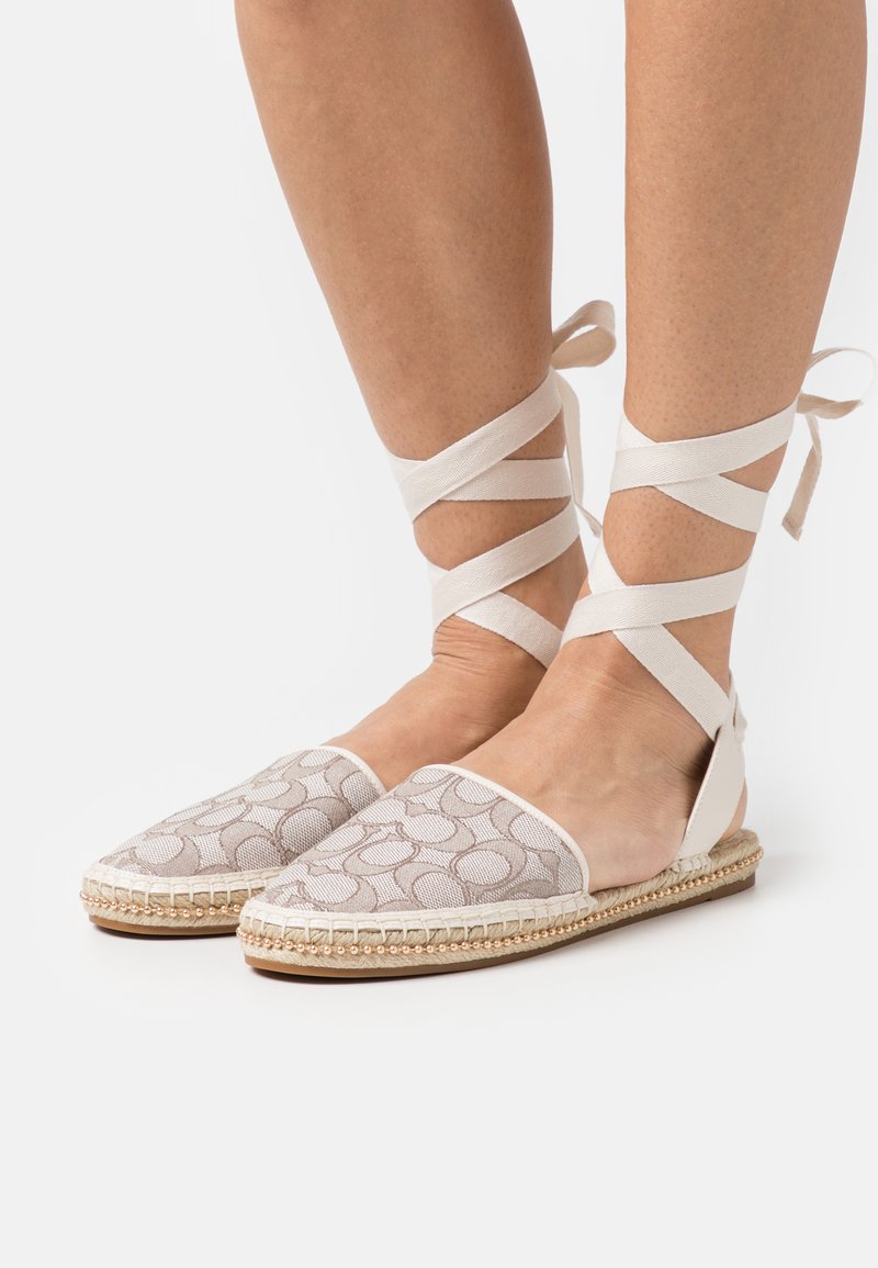 Coach CORINNE JACQUARD Espadrilles chalk/stone/offwhite Zalando.de