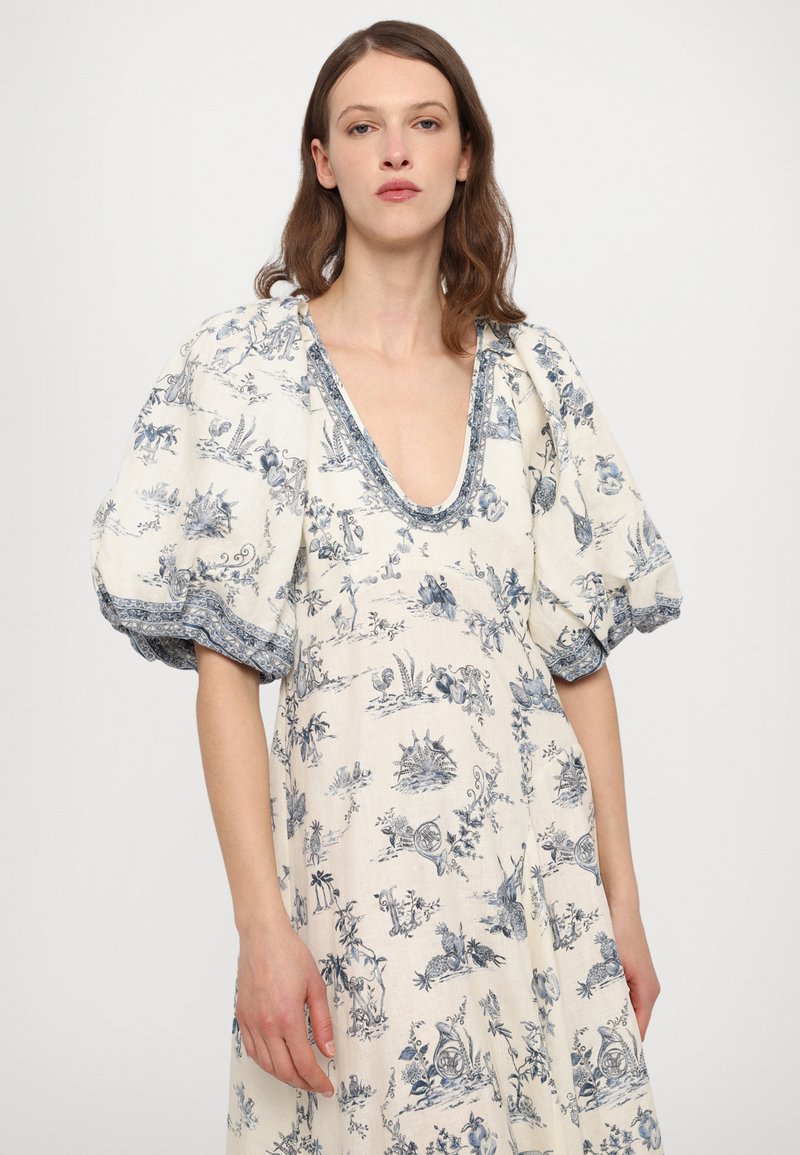 Alemais CASA MIDI DRESS - Maxi dress - cream/multi-coloured - Zalando