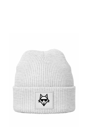 PATCH QUADRAT UNPERSONALISIERT AUFDRUCK - Beanie - grau