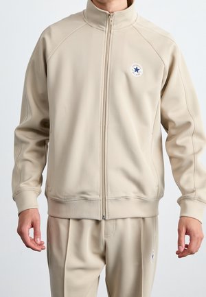 Felpa con zip - sand