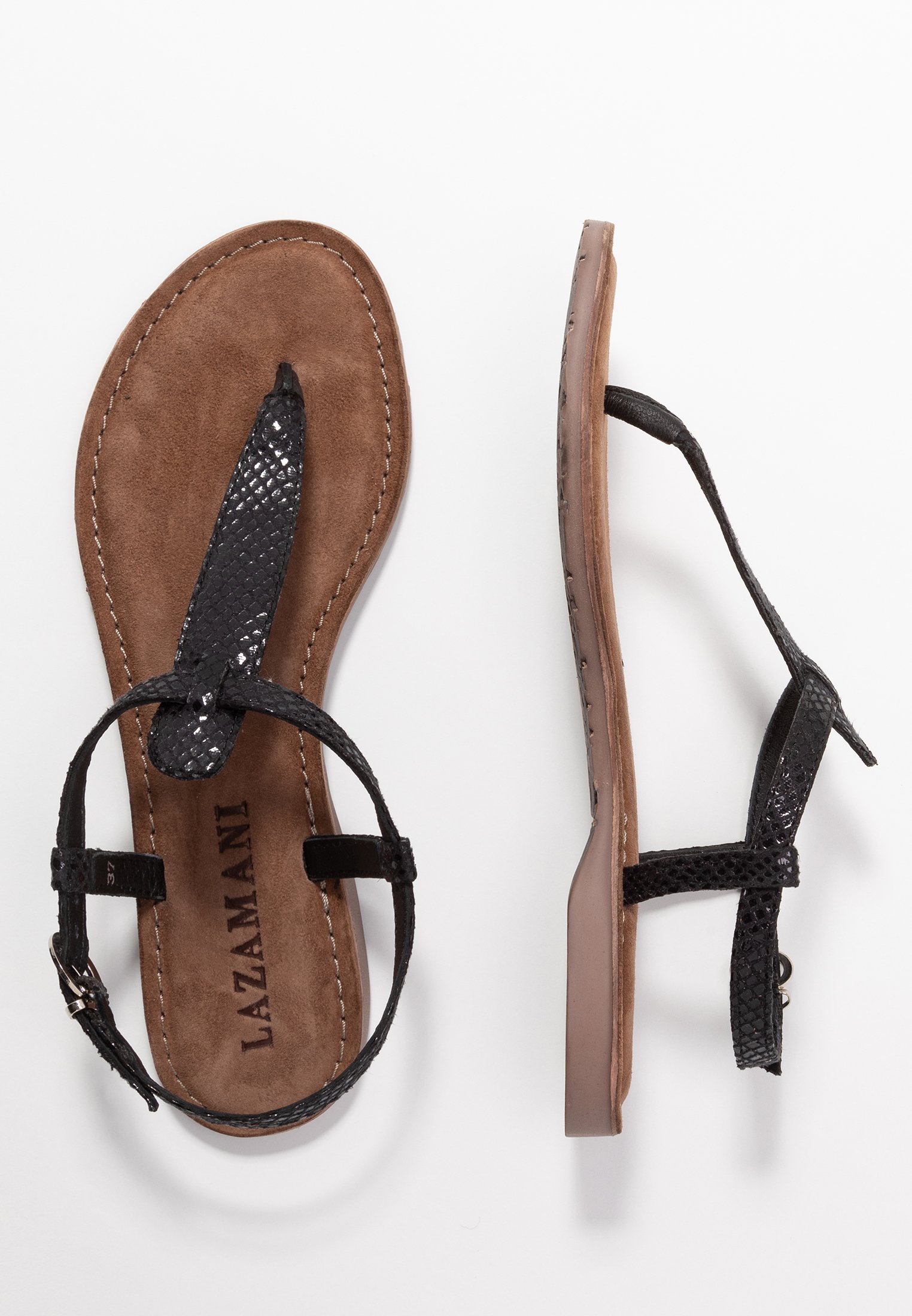 Lazamani Teensandalen - black/zwart - Zalando.nl