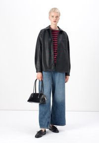 JJXX JXSIF JAMIE RELAXED SHIRT - Button-down blouse - black