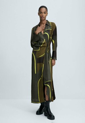 LONG - Maxi-jurk - dark green
