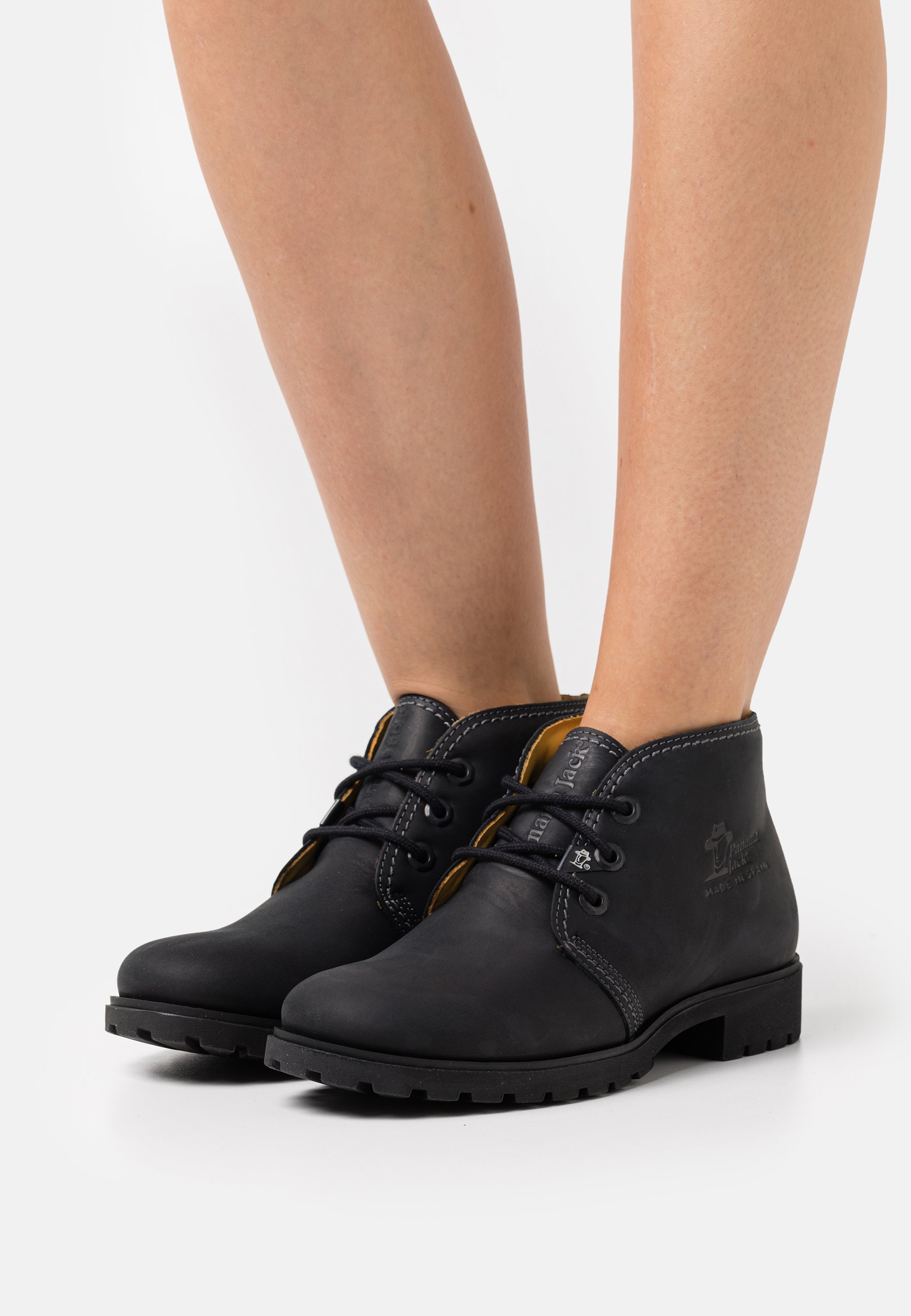 Panama Jack BOTA - Botines con cordones - black/negro - Zalando.es