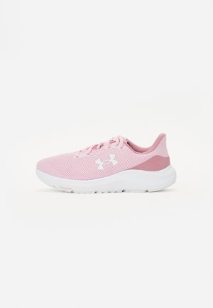 Under Armour, PURSUIT 4 - Road running shoes - prime pink / pink elixir / white