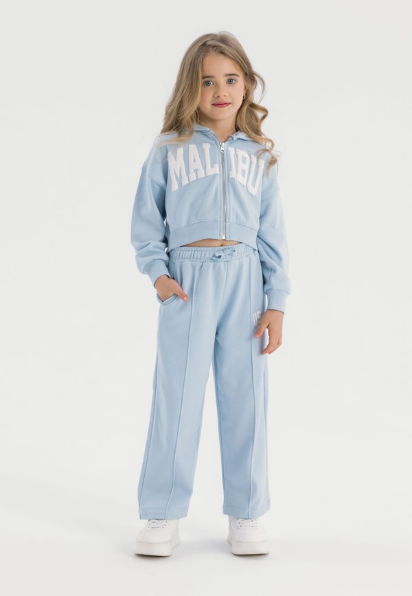 CROPPED ZIP THROUGH AND WIDE LEG SET - Trainingsanzug