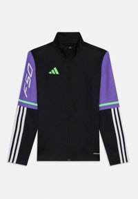 adidas Performance JACKET YOUTH UNISEX - Treningsjakke - black/purple rush