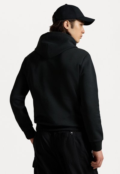 Polo Ralph Lauren LOGO DOUBLE-KNIT HOODIE - Sportinis megztinis - black