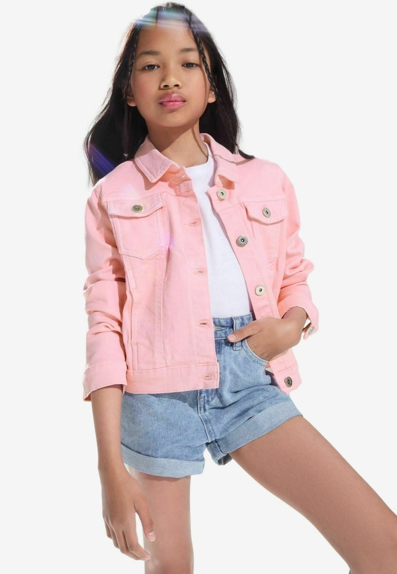 Lipsy REGULAR FIT - Giacca di jeans - pink