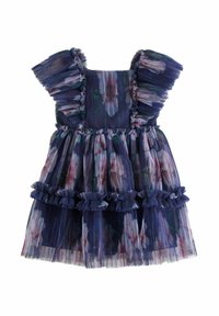 Baker by Ted Baker - REGULAR FIT FRILL  - Koktailové šaty/večierkové šaty - navy Miniatúrny obrázok 1