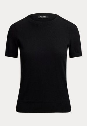 Lauren Ralph Lauren, COTTON MODAL SHORT SLEEVE - T-shirt basique - black