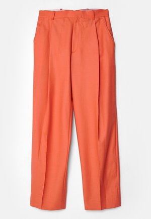 SINGLE PLEAT TROUSER - Tygbyxor - papaya