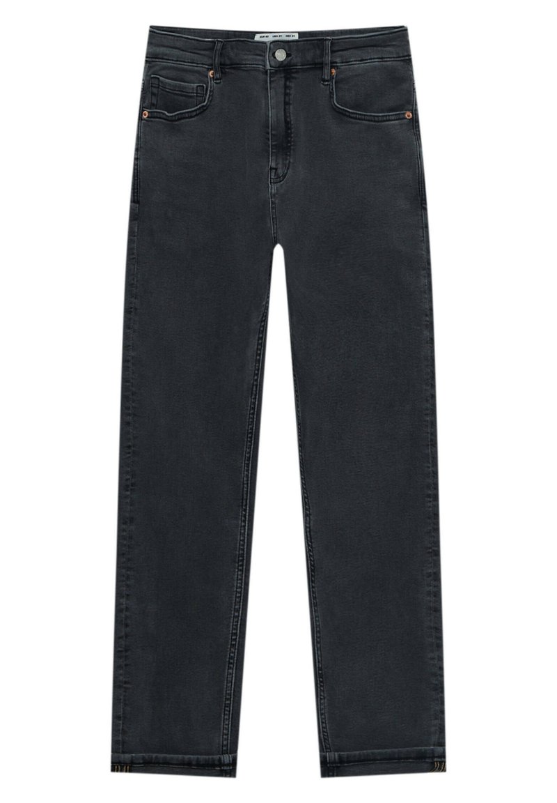 PULL&BEAR CARROT Jeansy Straight Leg dark grey/ciemnoszary Zalando.pl