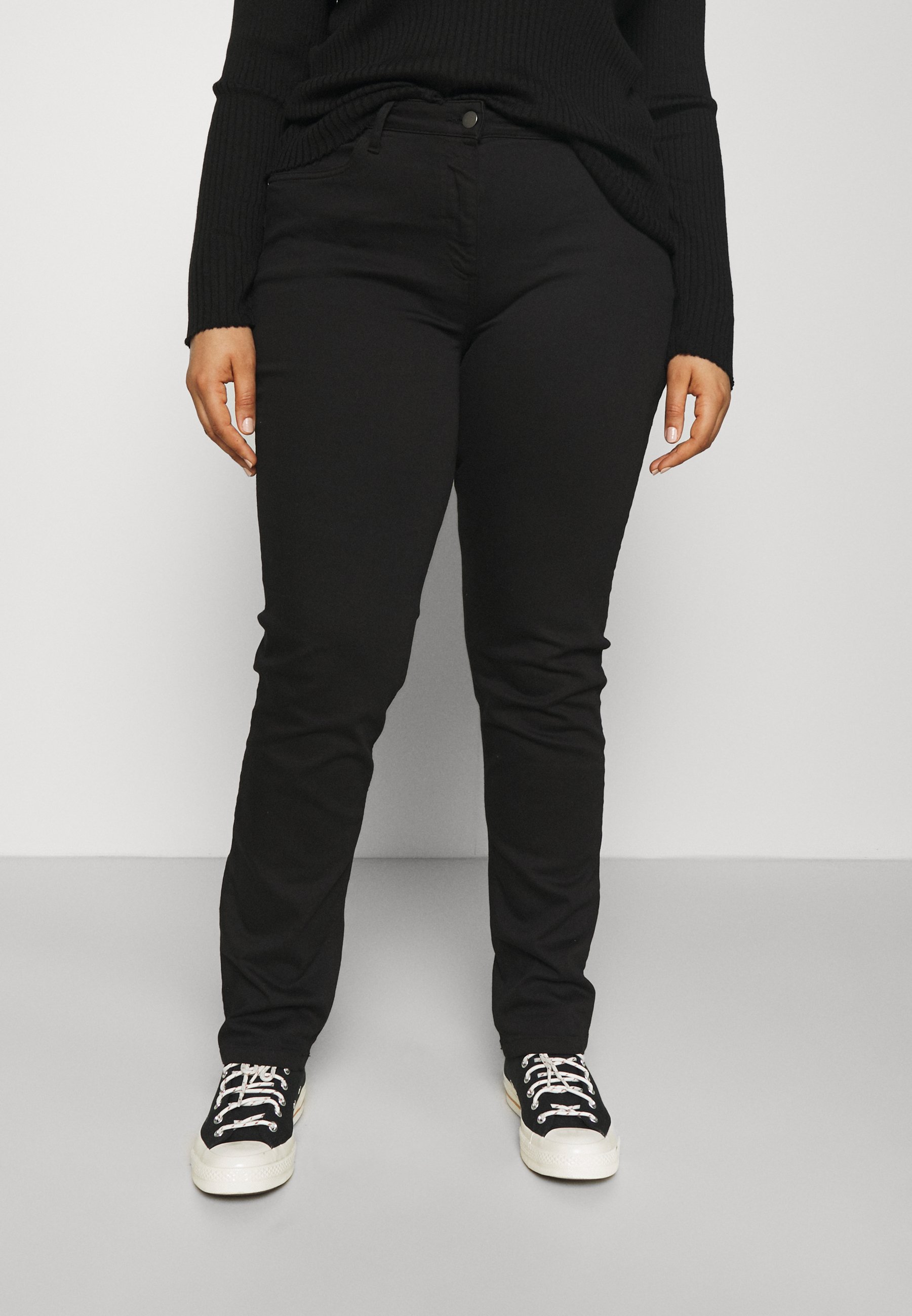Pantalones Marina Rinaldi | Pantalón De Punto Gris Mujer - Adeles