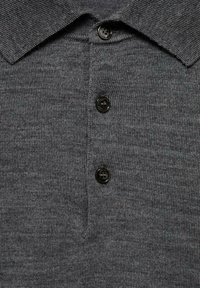 Mango Polo majica - mottled dark grey