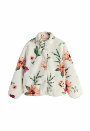 PREMIUM  - Fleecejacke - ecru floral