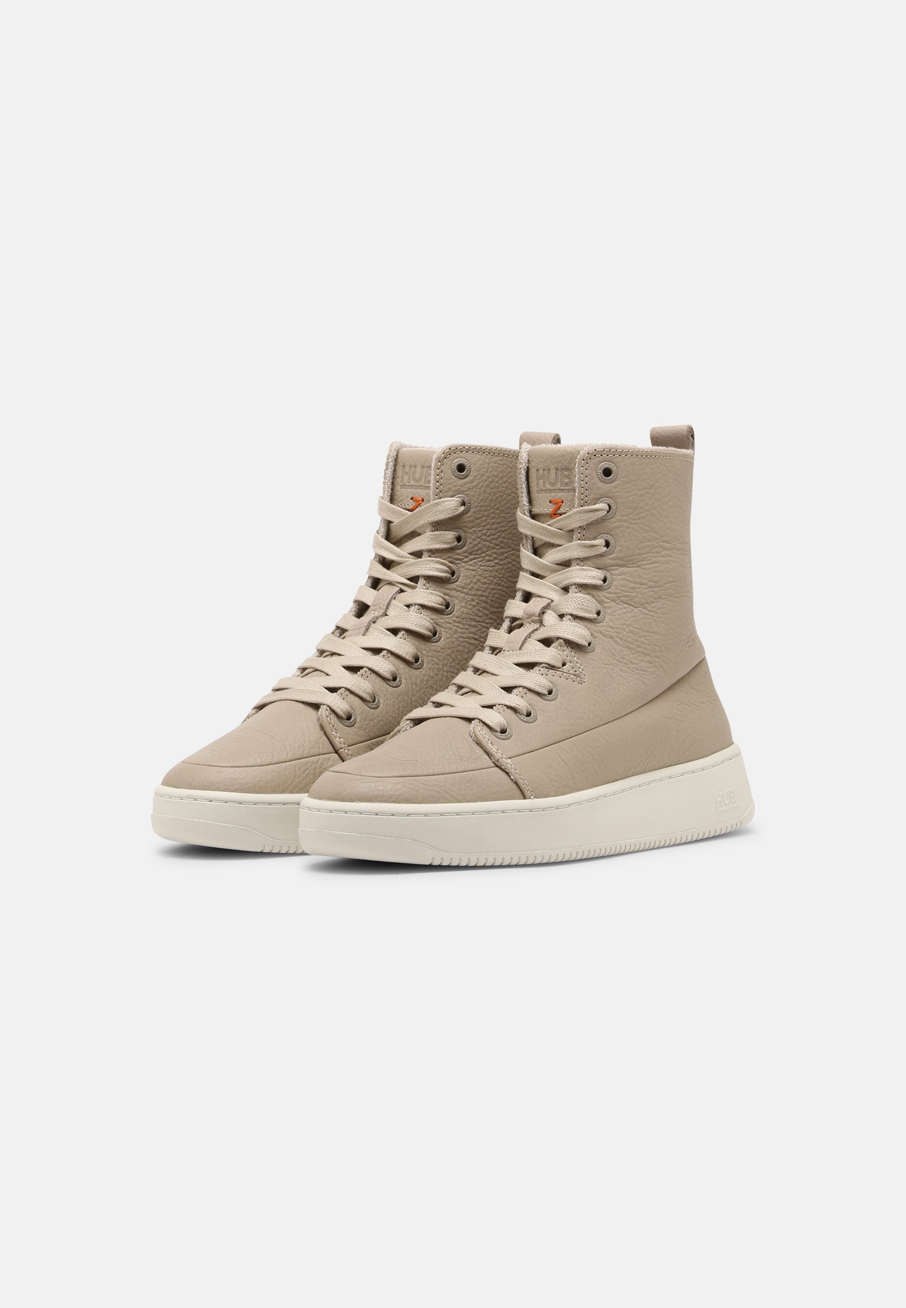 HUB DAY - Sneakers hoog - bone/off white/Beige - Zalando.nl