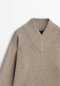 Massimo Dutti Maglione - light brown
