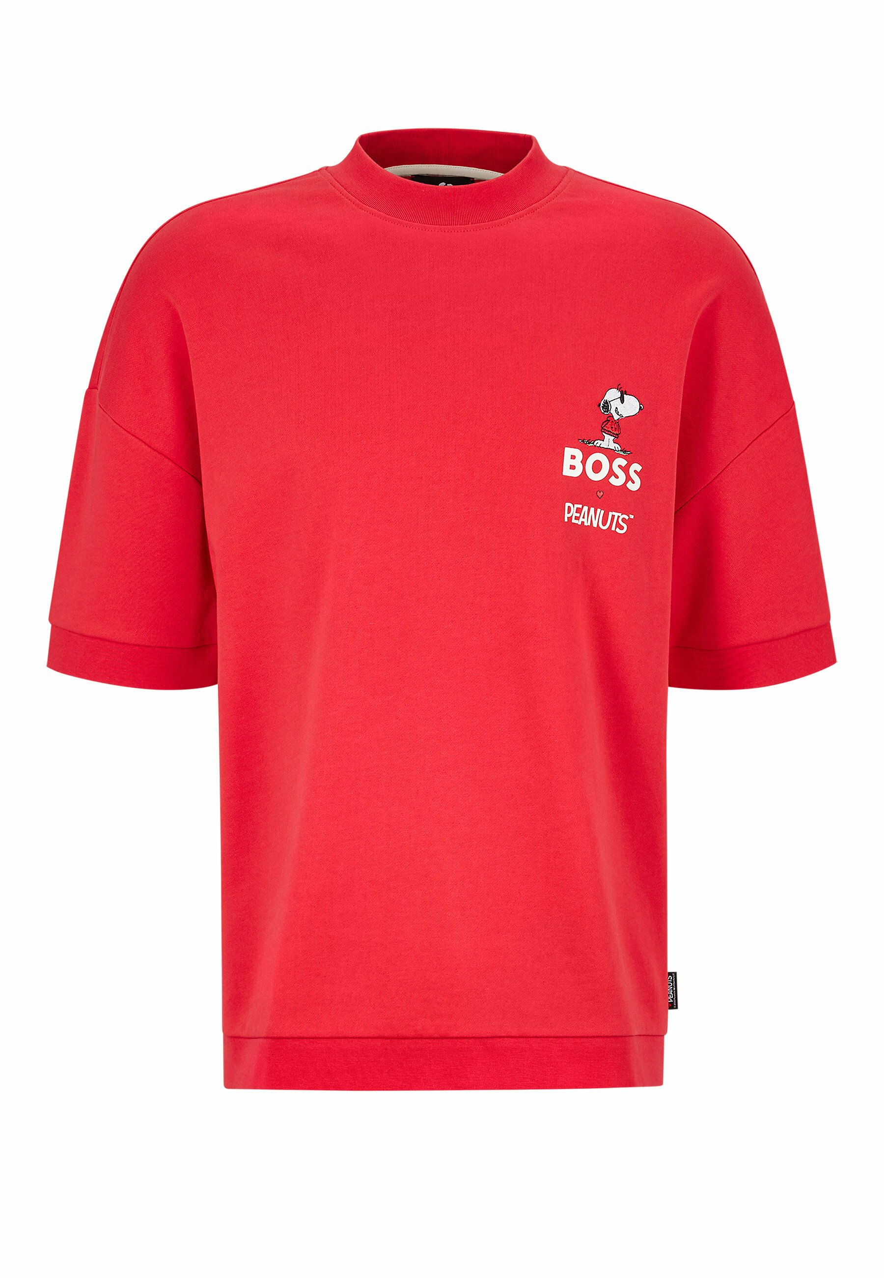BOSS S HURLEY IN - Print T-shirt - red 