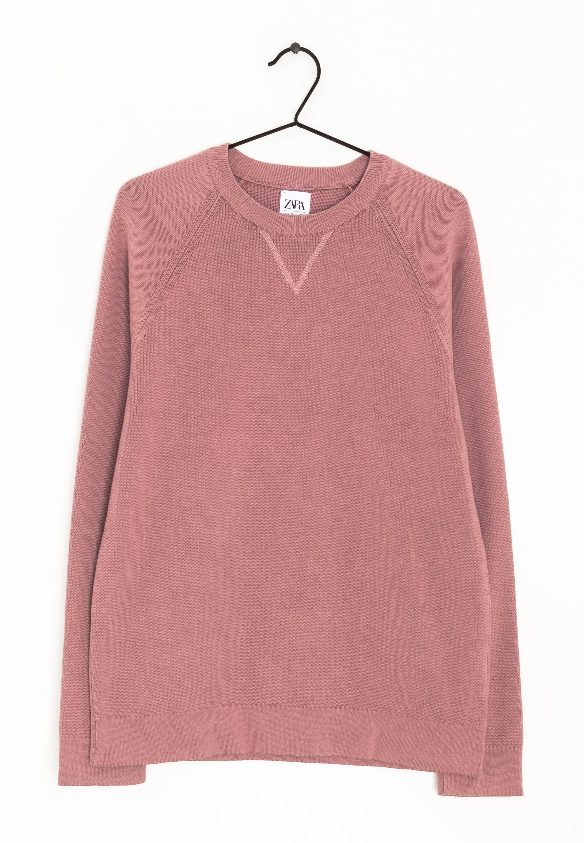 Sweatshirt Roze Trui Zara Zara Streep Sweater Top Roze Lila –