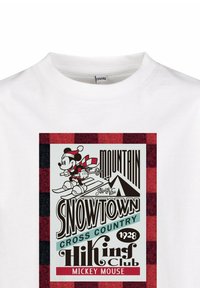 Mister Tee DISNEY SNOWTOWN - T-shirts med print - white