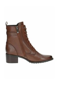 Caprice Botines con cordones - cognac nappa