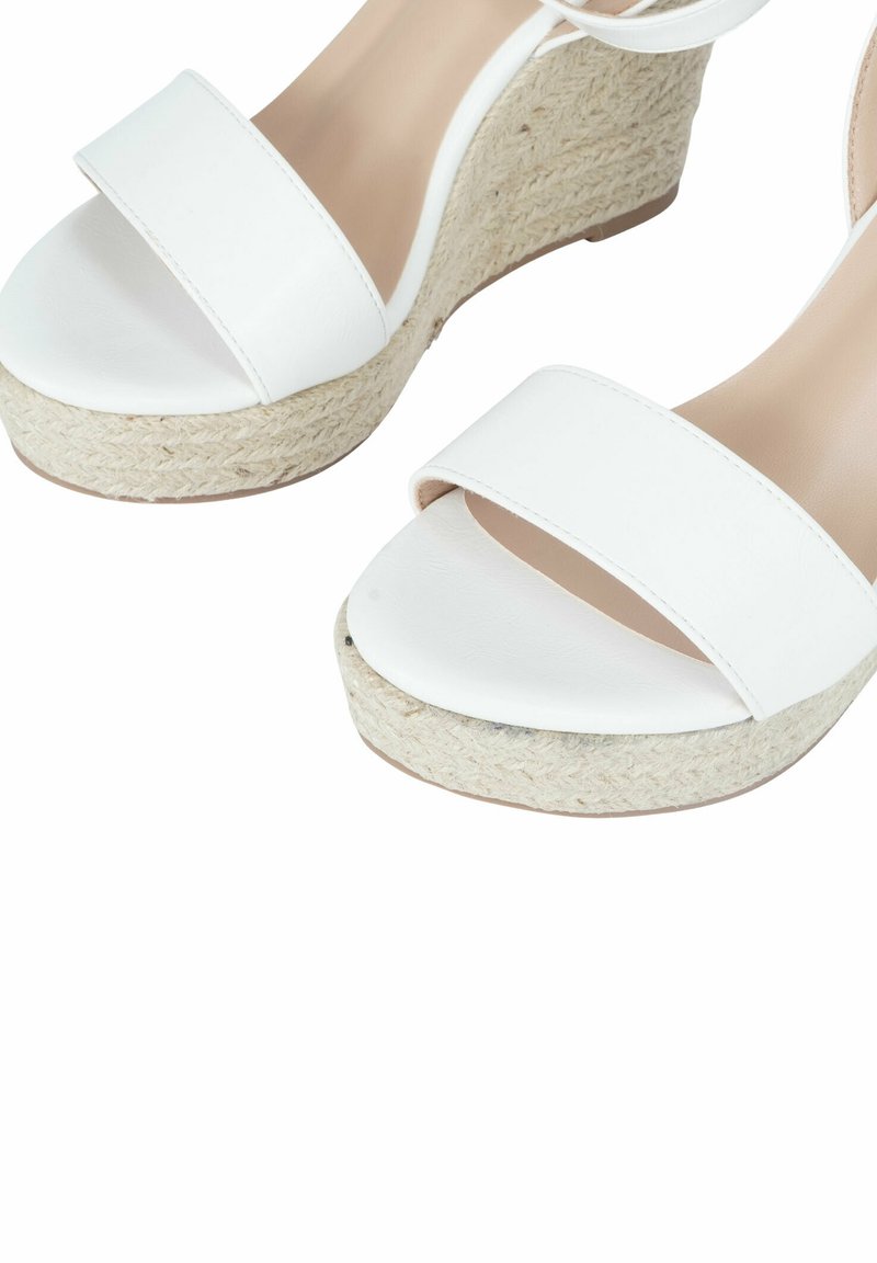 Wedge Zeppe Con Borchie Sandali Zeppe Rafia Sandali Con Zeppe In