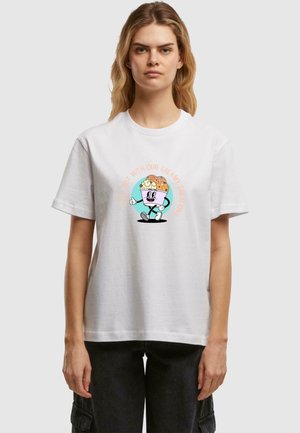 CHILL OUT TEE - T-Shirt print - white