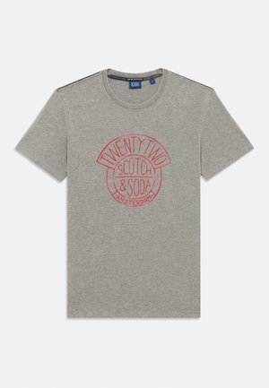 REGULAR FIT ARTWORK  - Potiskana majica - grey melange