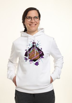 MINECRAFT ENDERMAN FORCED PERSPECTIVE - Hoodie - white