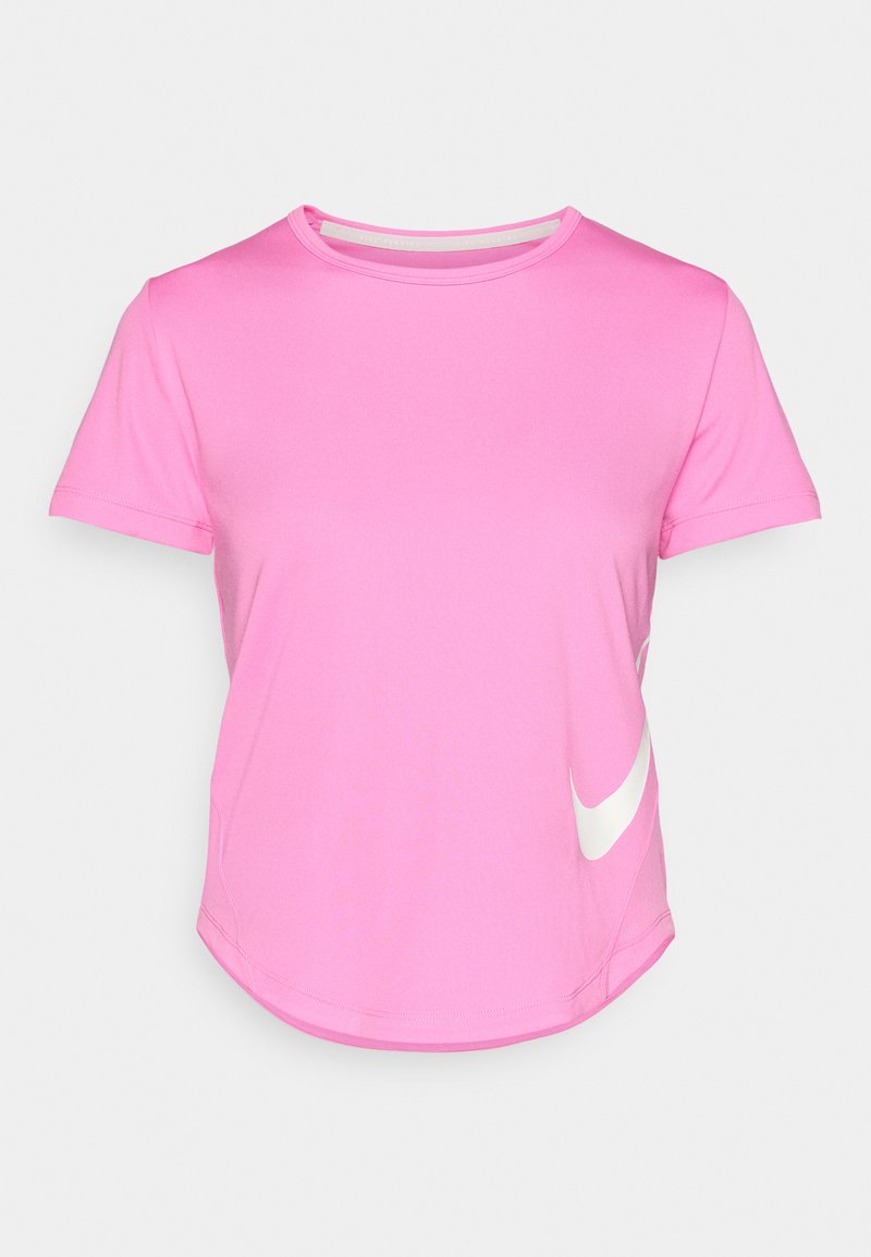 Pink Tempos Nike Performance TEMPO TOP - T-Shirt sport - playful pink/white/rosa ...