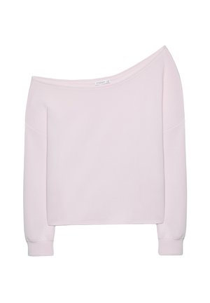 Stradivarius SOFT TOUCH EXPOSED SHOULDER  - Sweatshirt - light pink