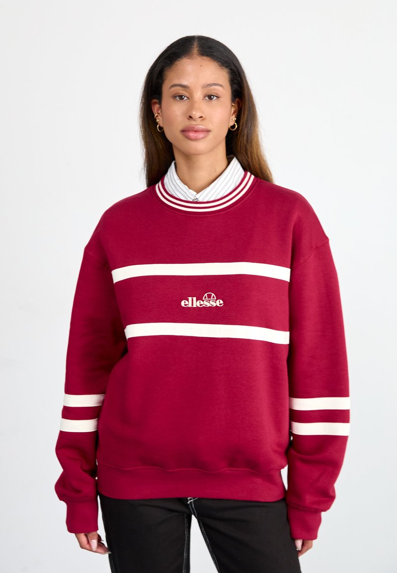 Ellesse MARCHI - Sportska majica - burgundy/off white
