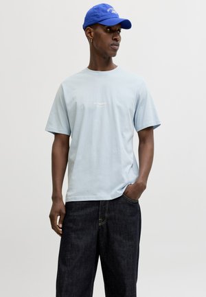 Jack & Jones JJESOHO TEE CREW NECK - Tricou basic - celestial blue