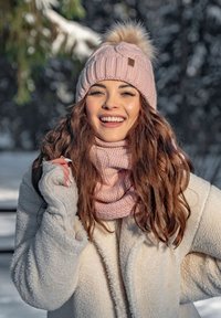 Vivisence SET LOOP - Écharpe - light pink