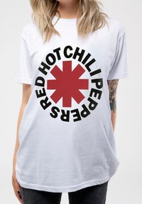 Paradiso Clothing RED HOT CHILI PEPPERS ASTERISK  - Print T-shirt - white