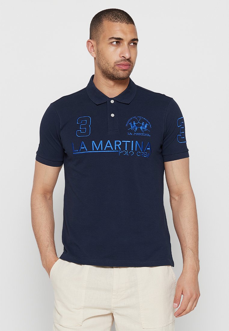 LA MARTINA Poloshirt donkerblauw LA MARTINA Poloshirt donkerblauw